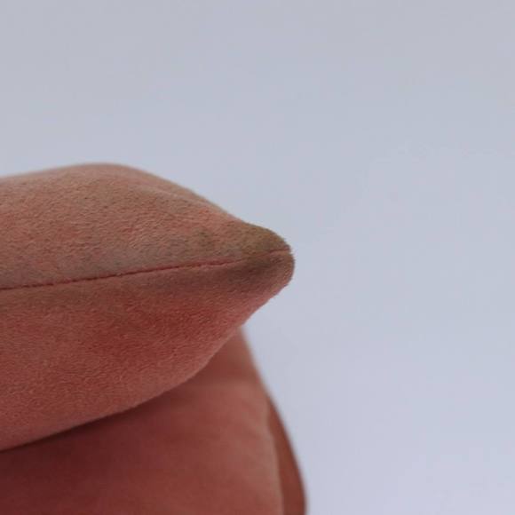 CHANEL Choco Bar Chain Hand Bag Suede Orange CC Auth bs16570 - Picture 13 of 16